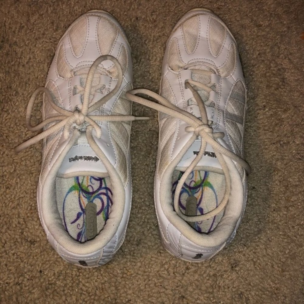 White Kaepa cheer shoes